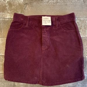 Corduroy skirt